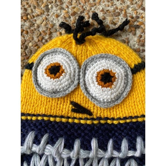 Other - Child's hand crocheted Minion hat
